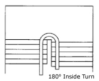 180 degree inside turn